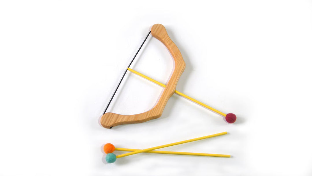 jeu arc et flèche en bois pour enfants