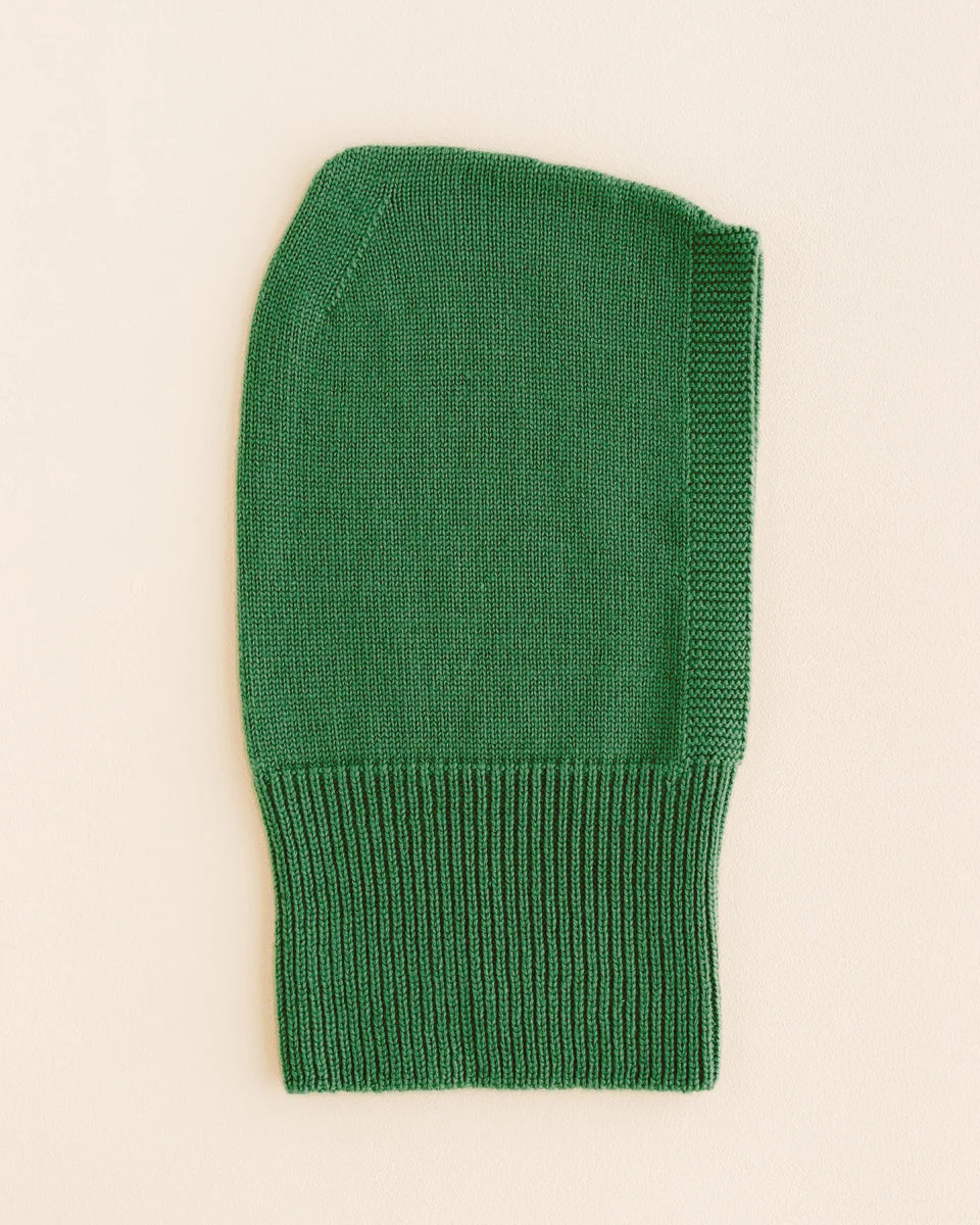 Balaclava Hvid en laine mérinos verte