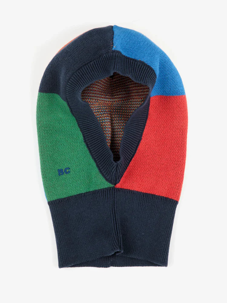 Balaclava tricotée multicolore 