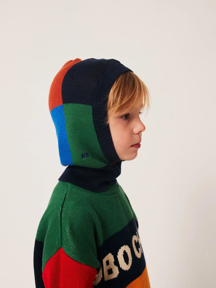 Enfant avec Balaclava Bobo Choses tricotée multicolore 