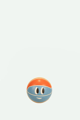 Ballon sportif bleu et orange