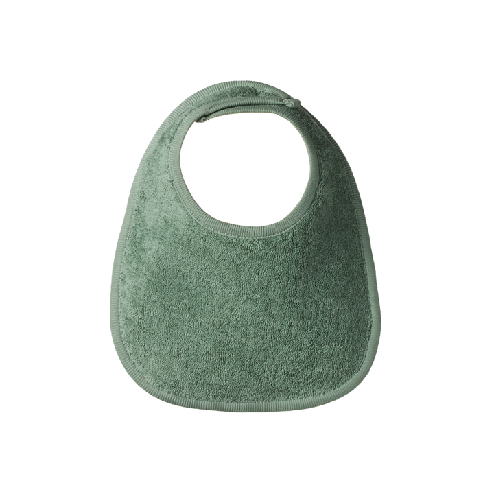 Bavoir en coton vert
