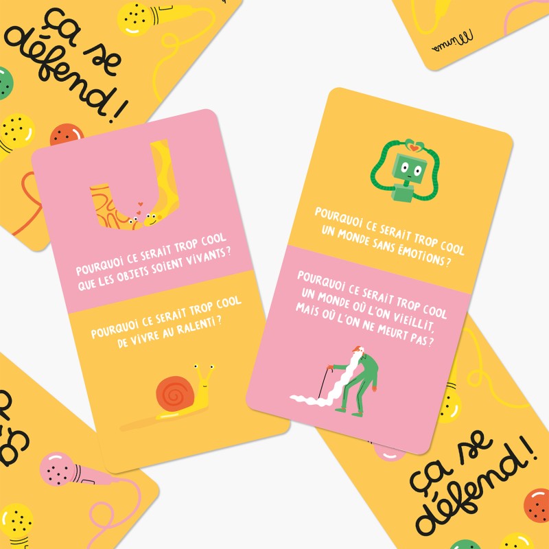 Cartes de Jeu Minus Ça se défend, 5 minutes de moments complices 