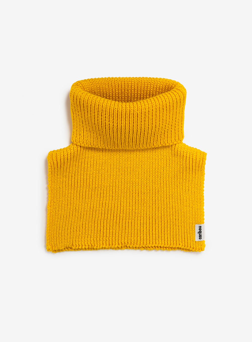 Cache cou en tricot Jaune