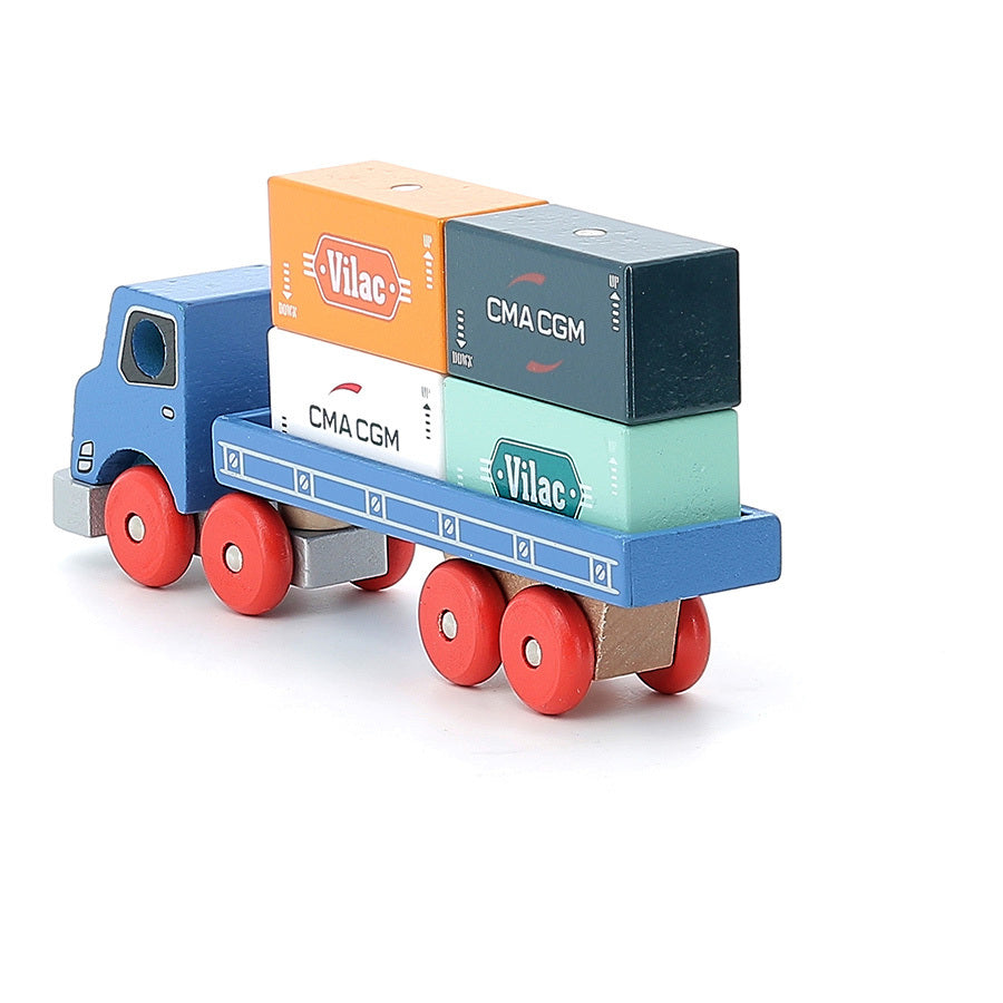 Camion Porte conteneurs en bois VIlac