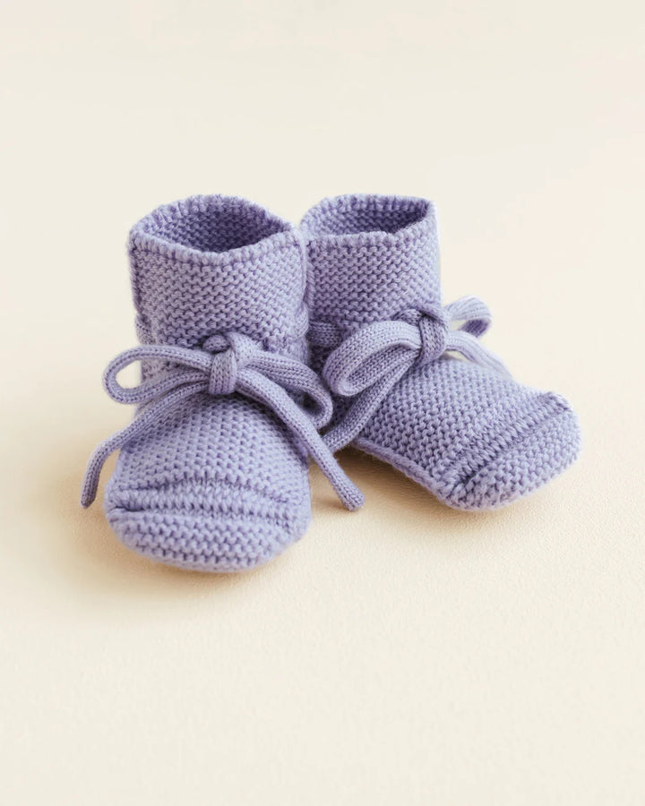 Chaussons Hvid en laine de mérinos Lilas