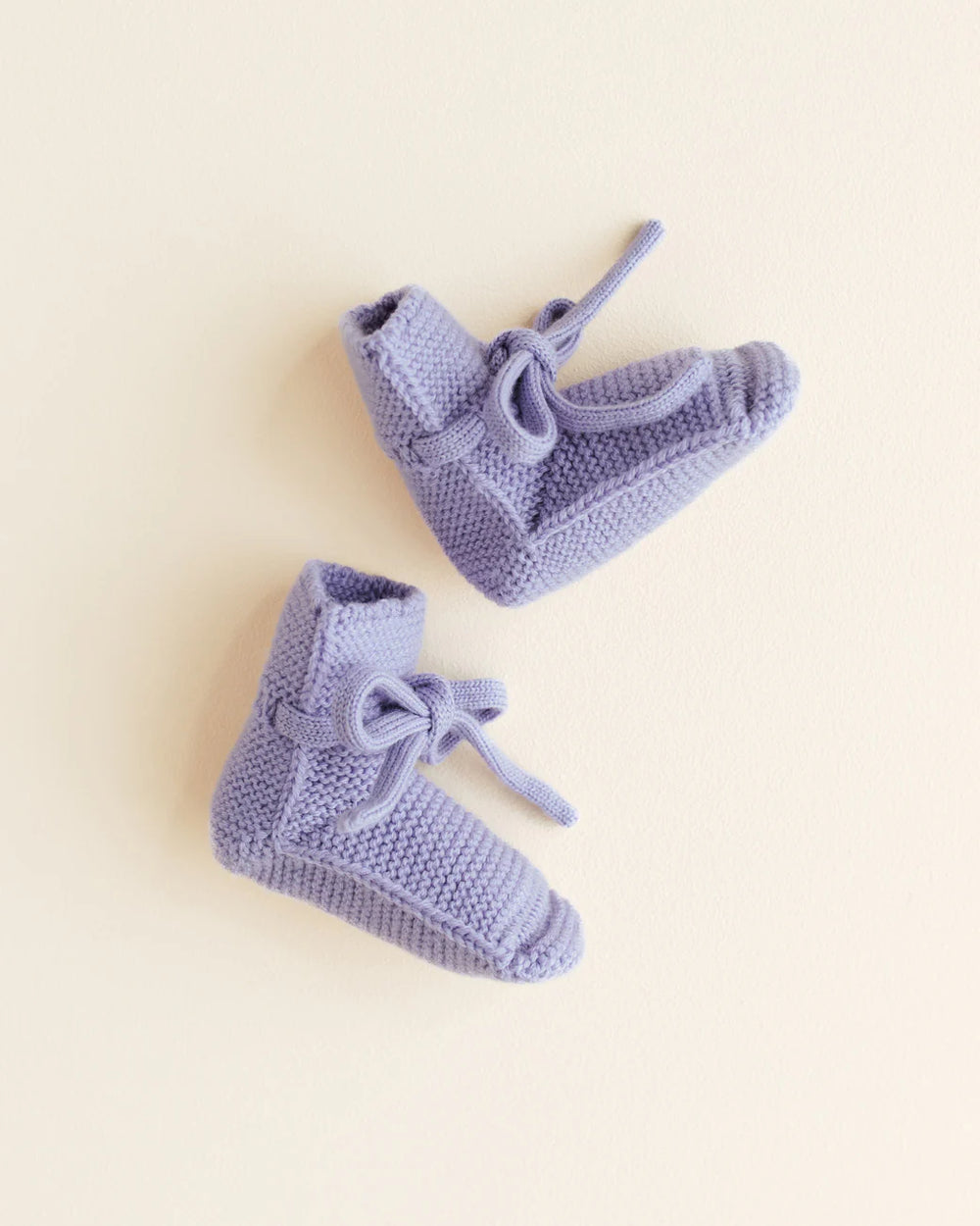 Chaussons Hvid en laine de mérinos Lilas