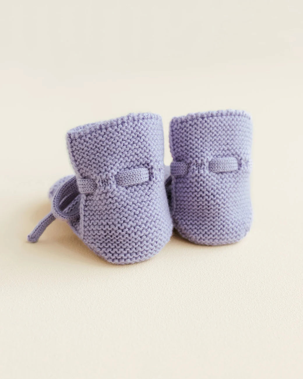 Chaussons Hvid en laine de mérinos Lilas