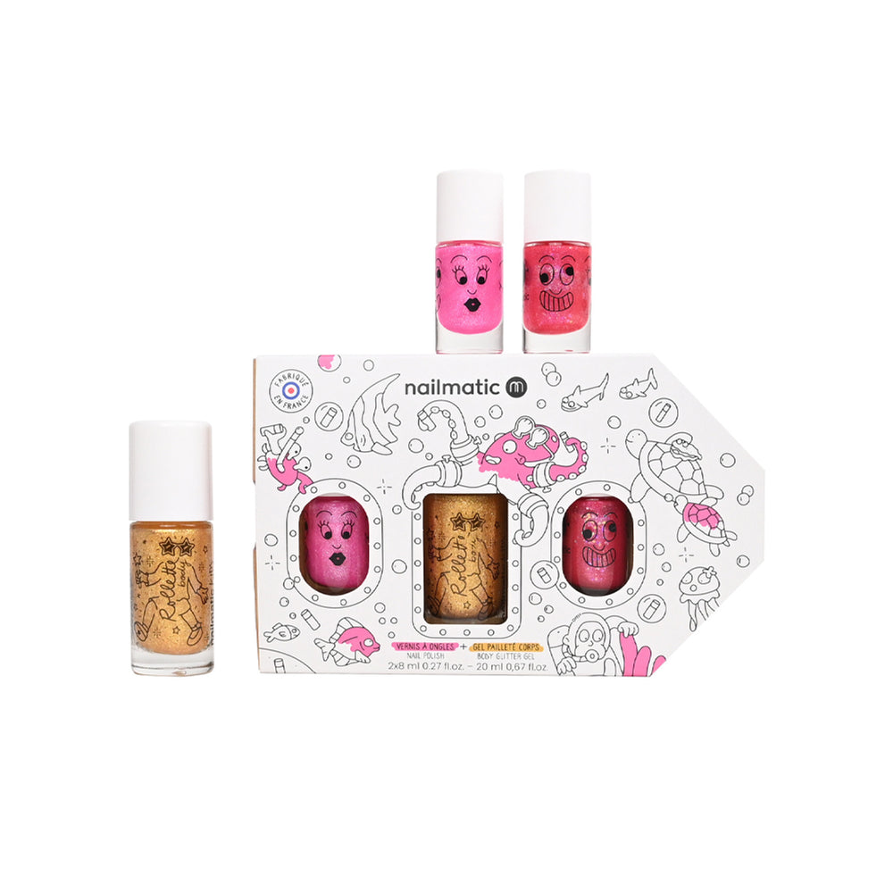 Coffret trio Rollette et 2 Vernis à ongles Nailmatic