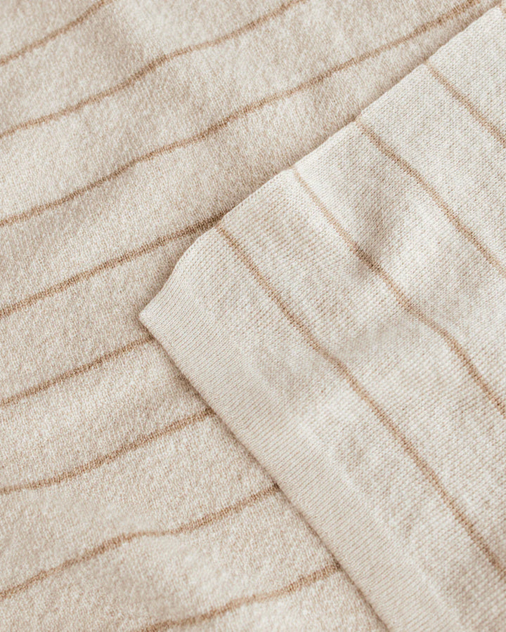 Couverture Hvid en laine mérinos Crème et Sable