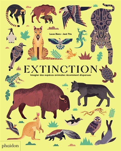 Livre Extinction : imagier des espèces animales récemment disparues