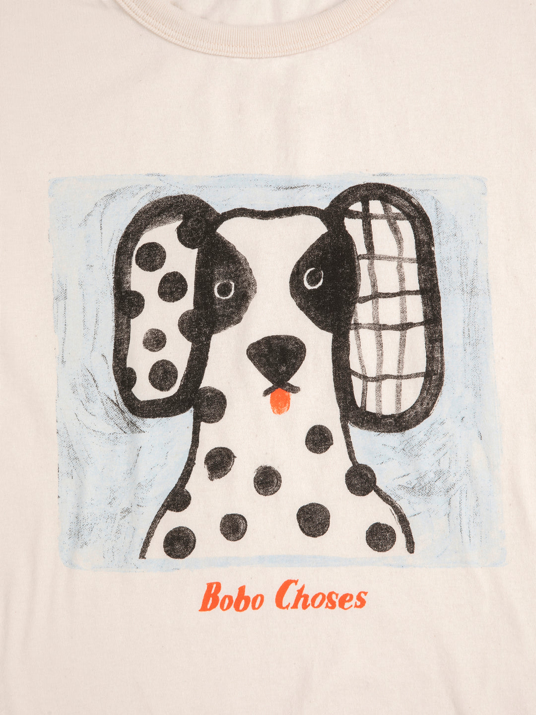 imprimé chien du T-shirt Bobo Choses en coton blanc