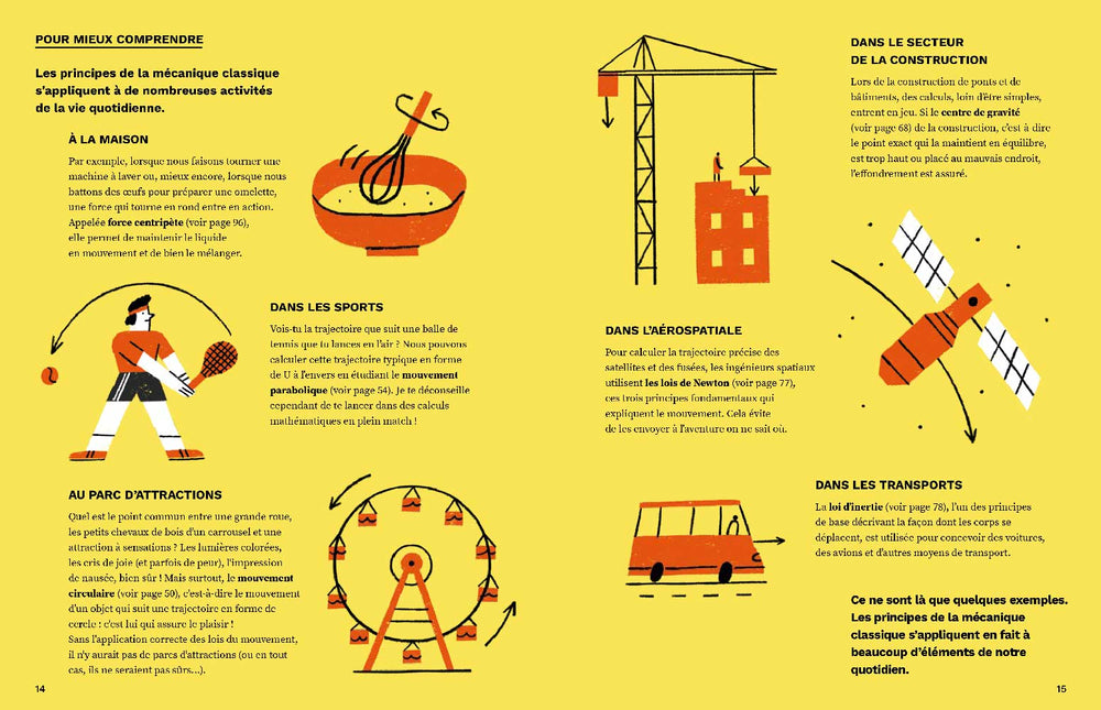 Livre La mécanique illustrée de Marina Montero