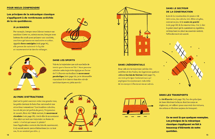 Livre La mécanique illustrée de Marina Montero