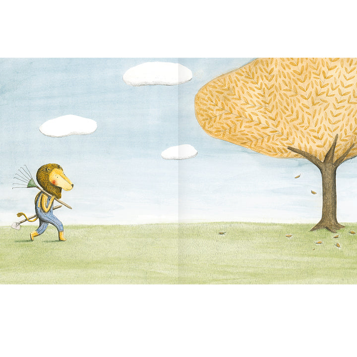 Page du Livre jeunesse Le lion et l'oiseau de Marianne Dubuc