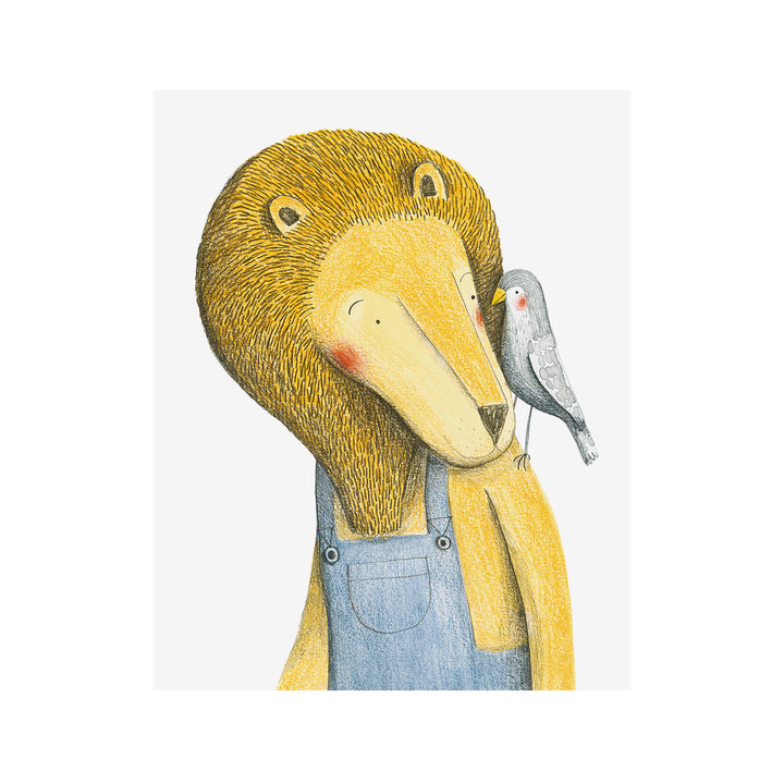 Livre jeunesse Le lion et l'oiseau de Marianne Dubuc