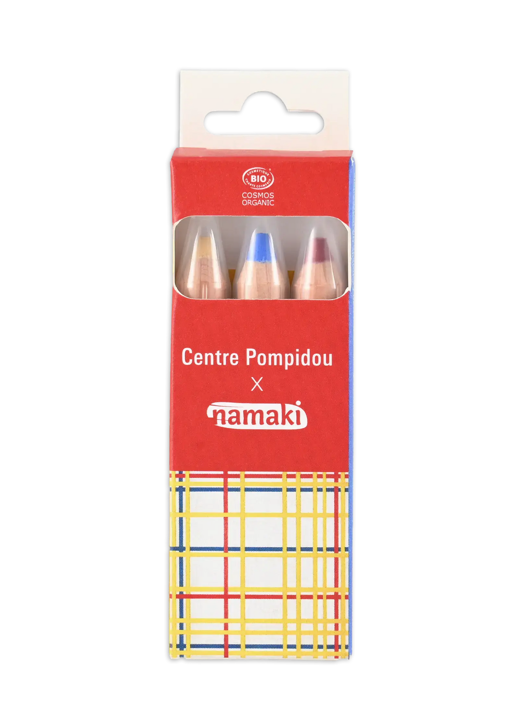 Ensemble de 3 crayons Maquillage pour enfants Namaki en collaboration avec le Centre Pompidou