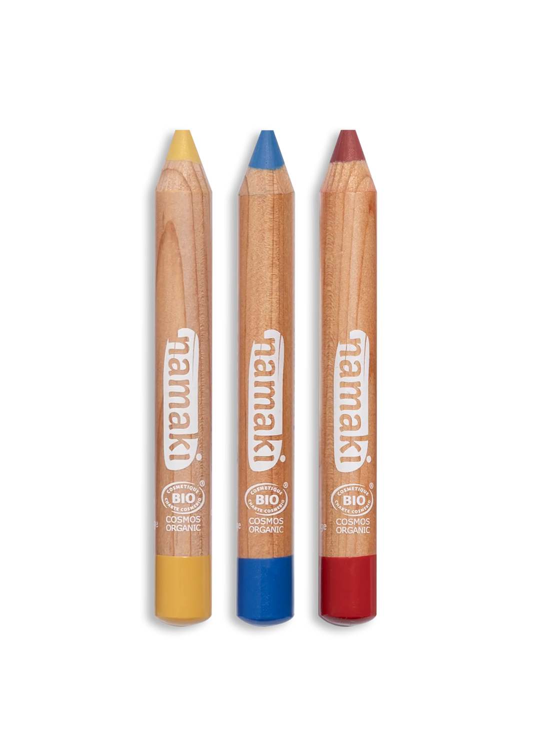 3 crayons Maquillage pour enfants Namaki en collaboration avec le Centre Pompidou