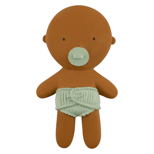 Mini bébé Gommu  fabriqué à partir de la sève blanche de l'hévéa