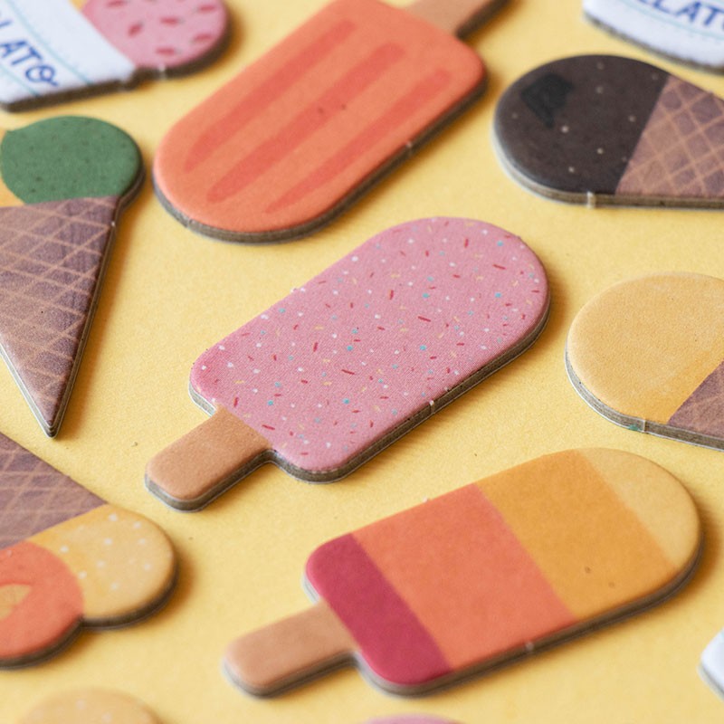 Pièces du Mini jeu d'observation Gelato