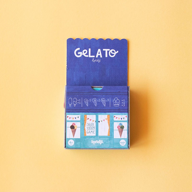 Boîte du Mini jeu d'observation Gelato