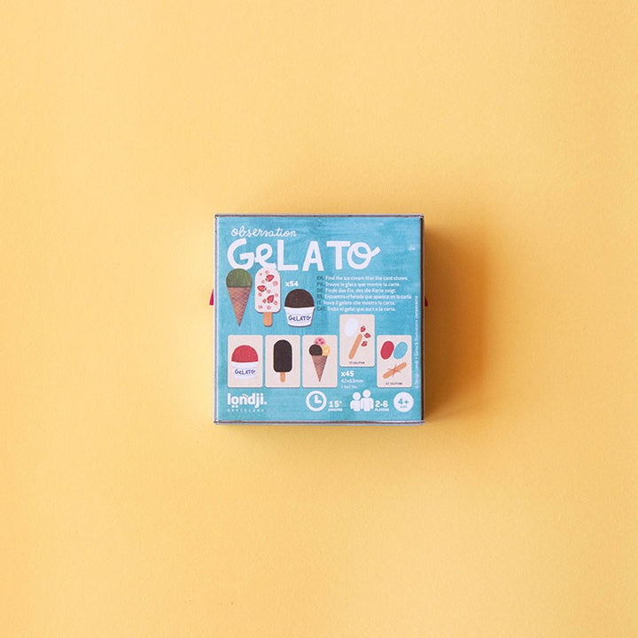 Boîte du Mini jeu d'observation Gelato