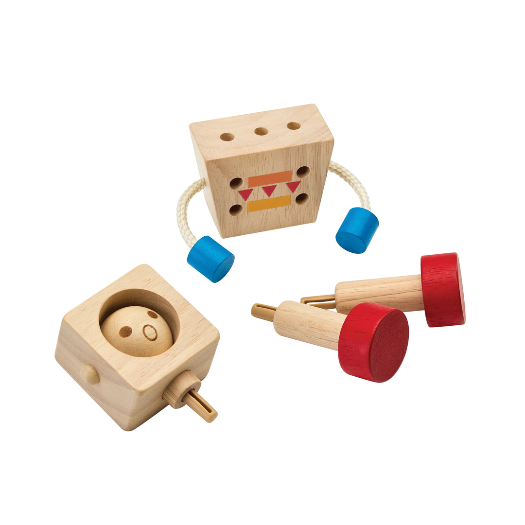 Moodbot robot en bois de Plan Toys