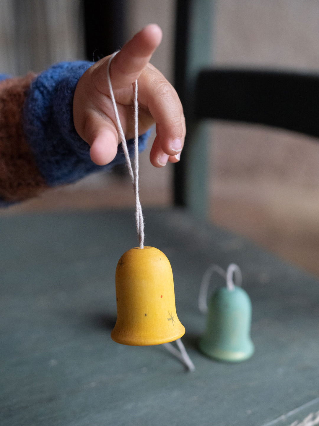 Ornements en bois en forme de Cloches