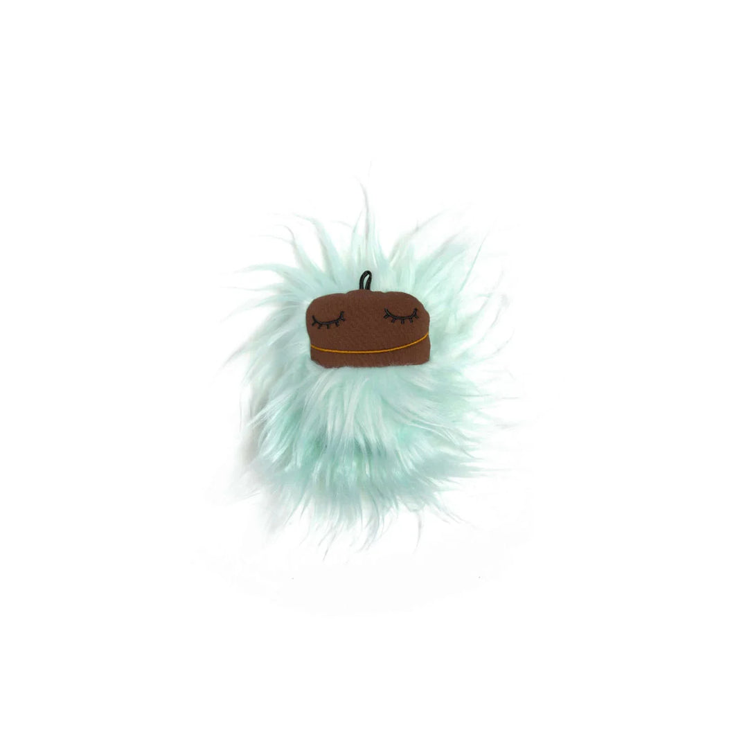 Peluche Raplapla Gri gri Aquamarine yeux fermés