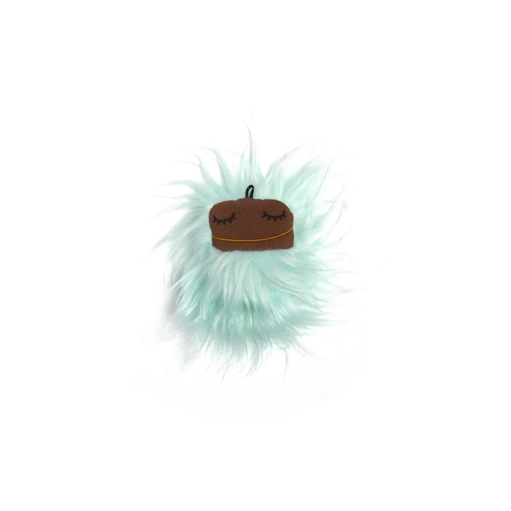 Peluche Raplapla Gri gri Aquamarine yeux fermés