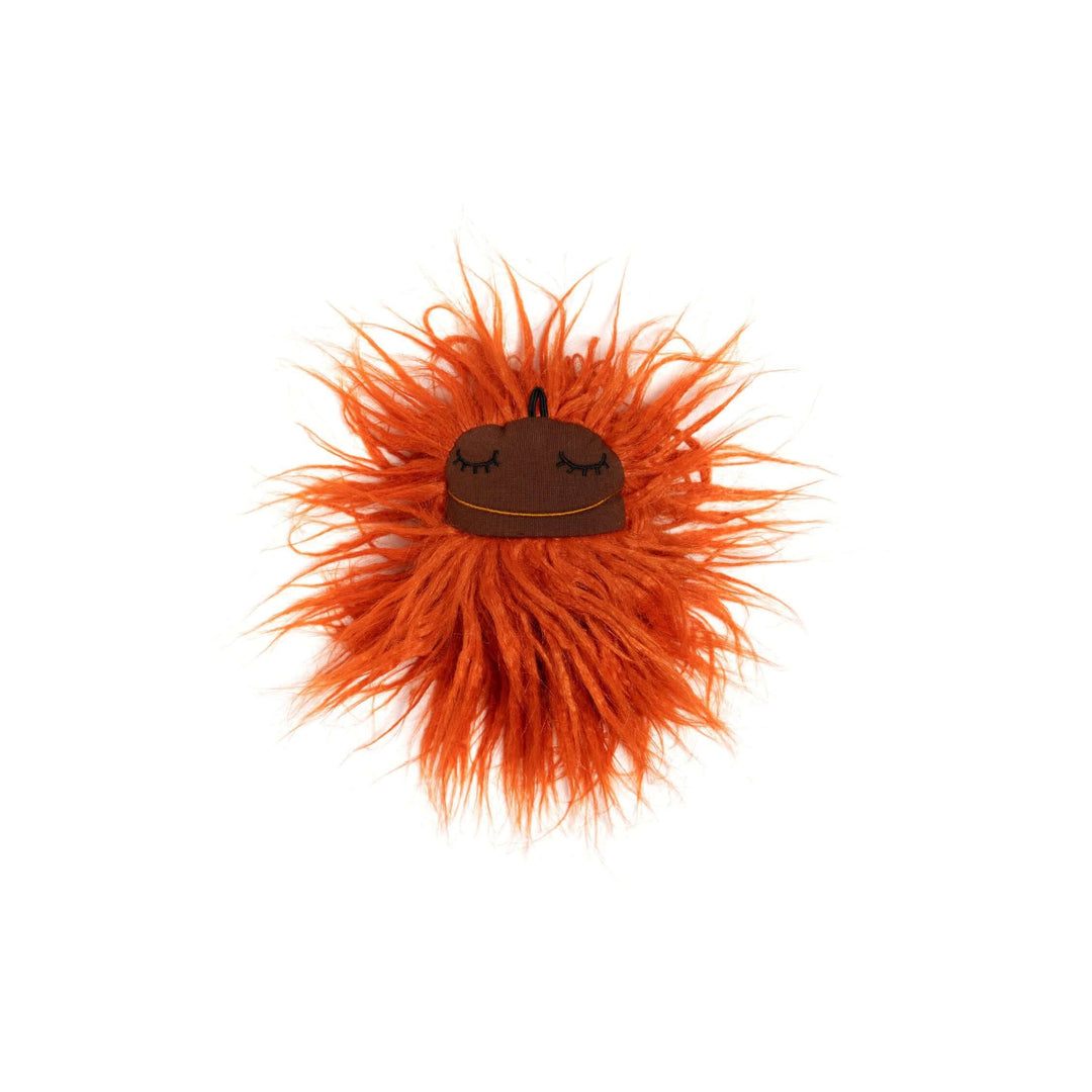 Peluche Raplapla GRI-GRI Orange yeux fermés