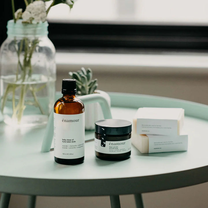 liniment, pommade protectrice et savons  Énamour