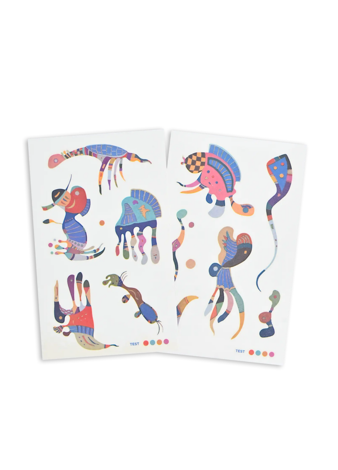 Tattoos Namaki inspirés de l’œuvre Bleu du Ciel de Vassily Kandinsky