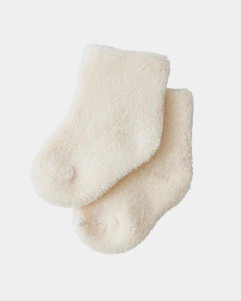 fog linen baby socks bas chaussettes bébé montreal quebec canada coton terry ratine newborn nouveau-né