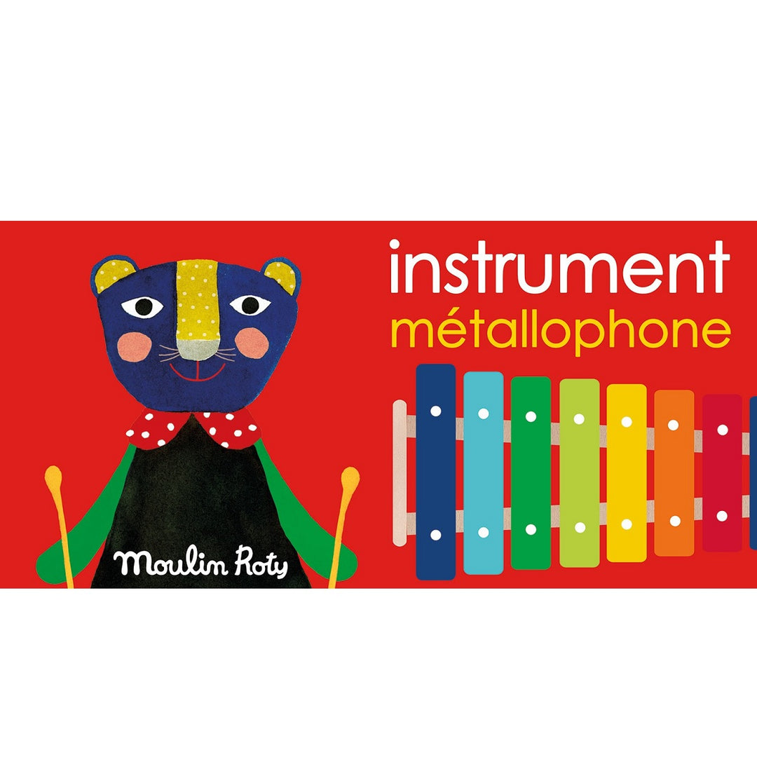 moulin roty metallophone glockenspiel xylophone 8 notes