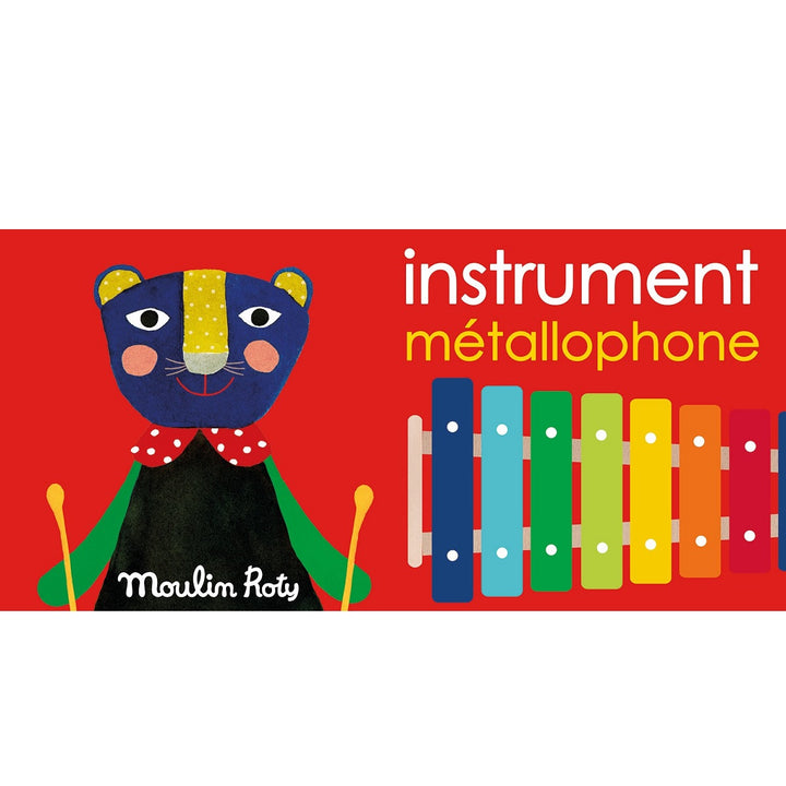 moulin roty metallophone glockenspiel xylophone 8 notes