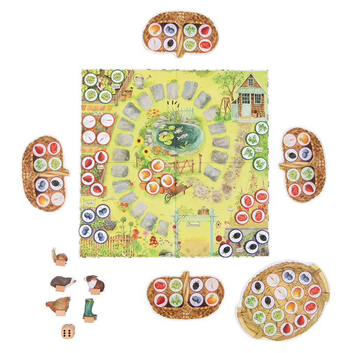 moulin roty jeu pique-nique au jardin board game 712418