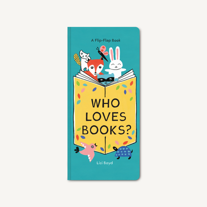 lizi boyd who loves books? flip-flap book