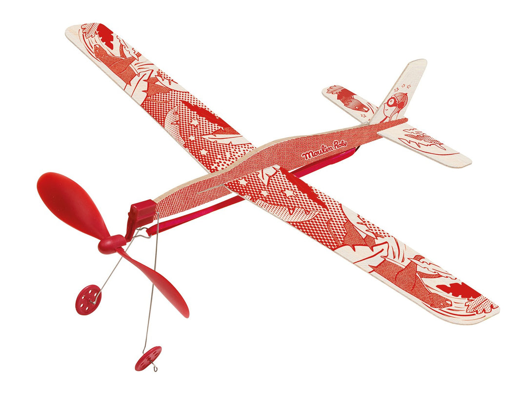 avion planeur elastique moulin roty elastic plane montreal quebec