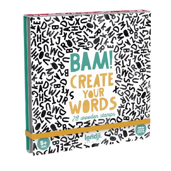 londji bam font create your words stamps étampes mots