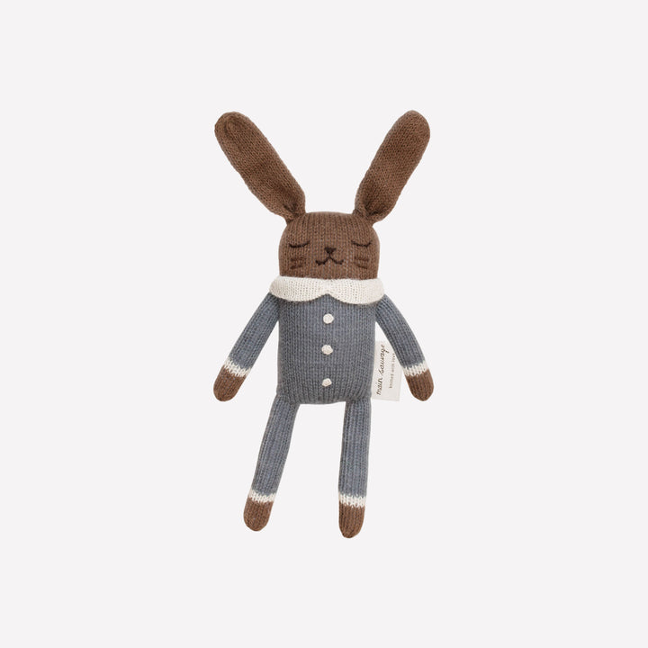 main sauvage doudou toutou petit lapin combinaison ardoise bunny slate jumpsuit