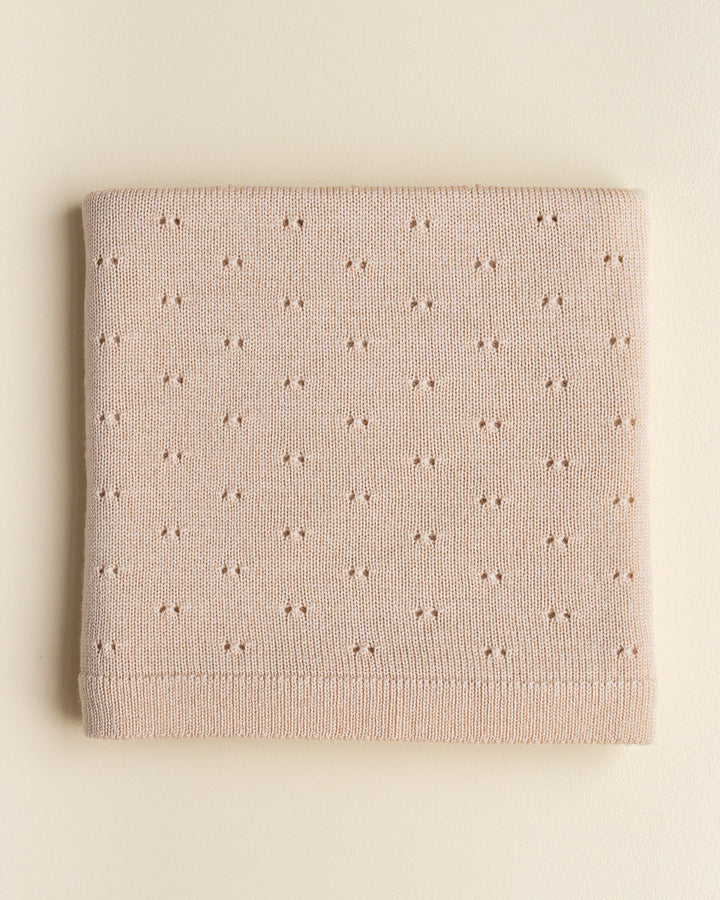 hvid couverture en mérinos pour bébé merino baby blanket bibi oat