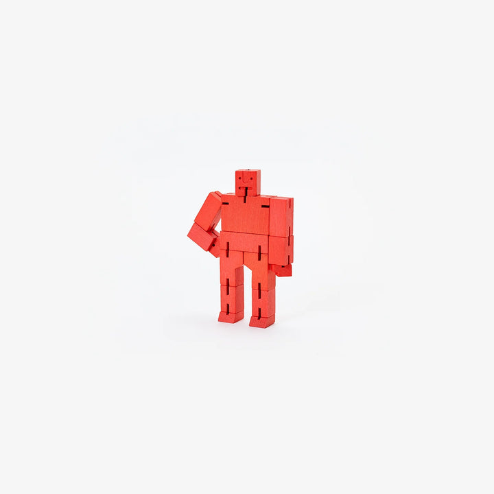 Cubebot micro en bois rouge