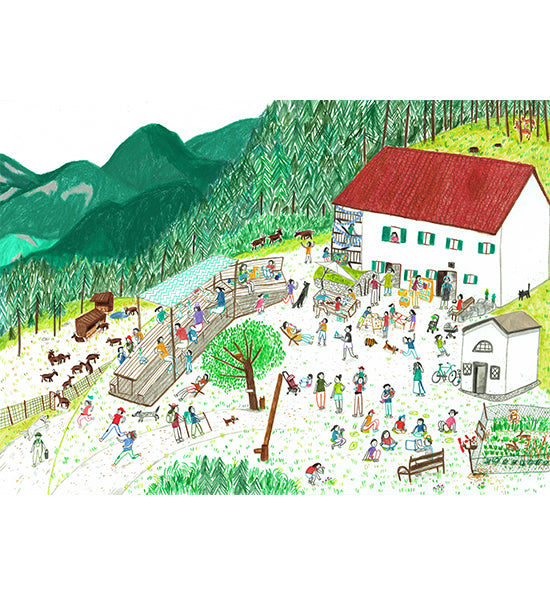 Dans la montagne