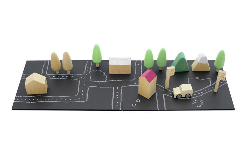 Jouet Maquette de ville en bois 