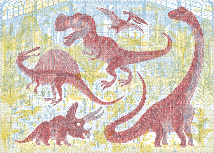 londji casse-tête puzzle montréal québec canada montreal quebec dinosaurs dinosaures magic magique PZ393U