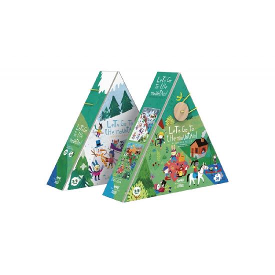 londjii puzzle lets go to the mountain casse-tête montagne PZ450U