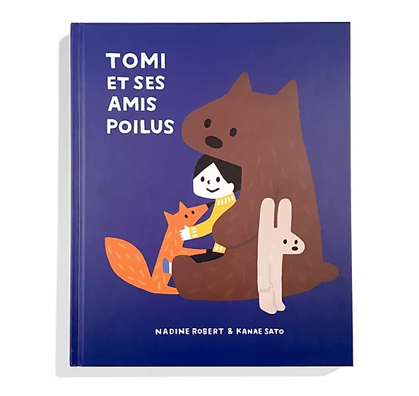 tomi et ses amis poilus album jeunesse comme des géants nadine robert kanae sato couverture
