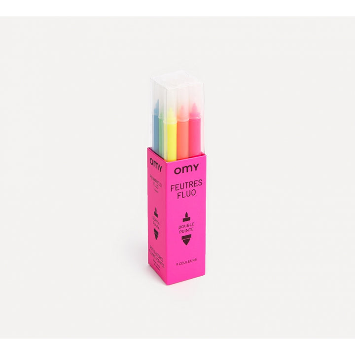 Omy montreal quebec canada feutres fluos marker markers arts and craft bricolage dessin coloriage matériel pour artistes enfants kids lavable washable