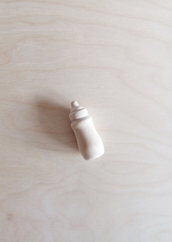 Mini Wooden Baby Bottle